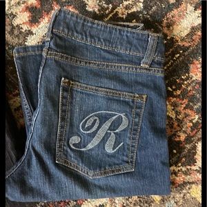 Rockstyle rock ‘n’ roll low cut boot cut jeans. Size 30